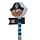 Fun Pirate Design Pencil and Eraser Set