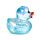 Stretchy Squeezy Fidget Toy - Glitter Duck