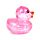 Stretchy Squeezy Fidget Toy - Glitter Duck
