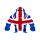 Stretchy Stress Fidget Toy - Union Jack Gorilla 9.5cm