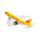 Pull Back Action Toy - Flyline Jet Aeroplane
