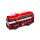 Pull Back Action Toy - Red City Bus