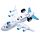 Kids Friction Light & Sound Action Toy - Jumbo Jet Aeroplane