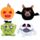 Queasy Squeezies Fidget Toy - Spooky Monster, Ghost, Bat, Pumpkin