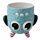 Novelty Upside Down Ceramic Mug - Blue Monstarz Monster