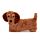 Microwavable Plush Lavender Heat Pack - Sausage Dog