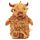 Hot Water Bottle with Plush Cover 650ml - Highland Coo