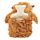 Hot Water Bottle with Plush Cover 650ml - Highland Coo