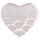 Cute Novelty White Heart Shaped Tiered Display Stand