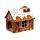 Cardboard Cat Den Playhouse - Christmas Gingerbread House