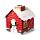 Cardboard Cat Den Playhouse - Christmas Grotto