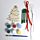 Paint Your Own 2D Wooden Wind Chime - Christmas Jingle Bunch