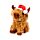 Plush Door Stop - Christmas Highland Coo