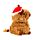 Plush Door Stop - Christmas Highland Coo