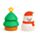 Sleep Lamp Night Light & Hanging Strap - Jingle Bunch Christmas
