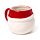Ceramic Shaped Head Mug - Christmas Santa Head