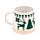 Stoneware Mug - Green Reindeer