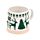 Stoneware Mug - Green Reindeer
