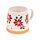 Stoneware Mug - Poinsettia