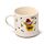 Porcelain Mug & Coaster Lid Set - Christmas Jan Pashley Highland Coo Cow