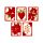 Standard Deck of Playing Cards - Christmas Botanicals