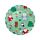 Set of 10 Paper Party Plates - Jingle Bunch Christmas