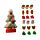 Jingle Bunch Christmas Erasers in a Christmas Tree Shaped Pot