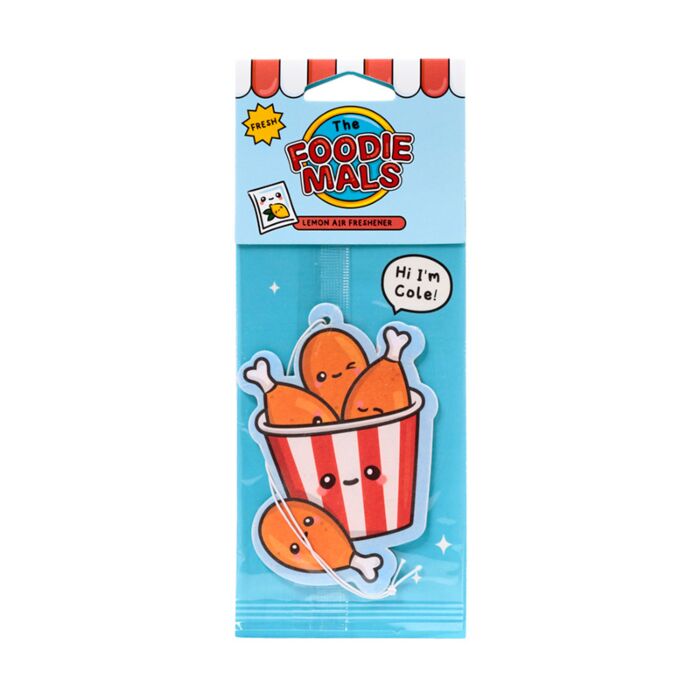Air Freshener - Lemon Scented Cole the Fried Chicken Foodiemals