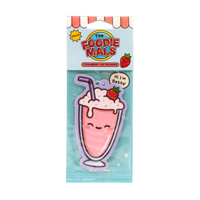 Air Freshener - Strawberry Scented Betty the Milkshake Foodiemals