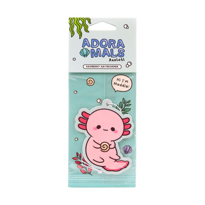 Air Freshener - Raspberry Scented Maddie the Axolotl