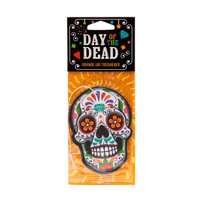 Air Freshener - Orange Scented Day of the Dead