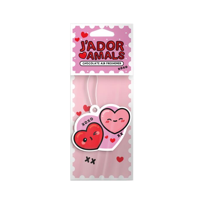 Air Freshener - Chocolate Scented J'Adoramals Double Heart