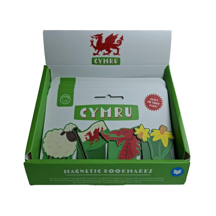 Magnetic Bookmark Set - Welsh Dragon Wales (Cymru)