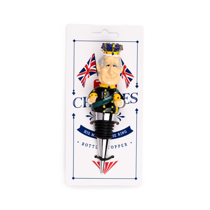 Novelty Bottle Stopper - King Charles III