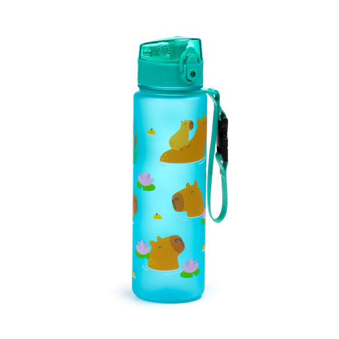 600ml Shatterproof Pop Top Water Bottle - Capybara