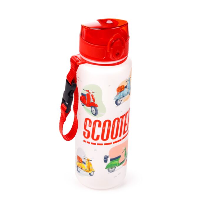 600ml Shatterproof Pop Top Water Bottle - Scooter
