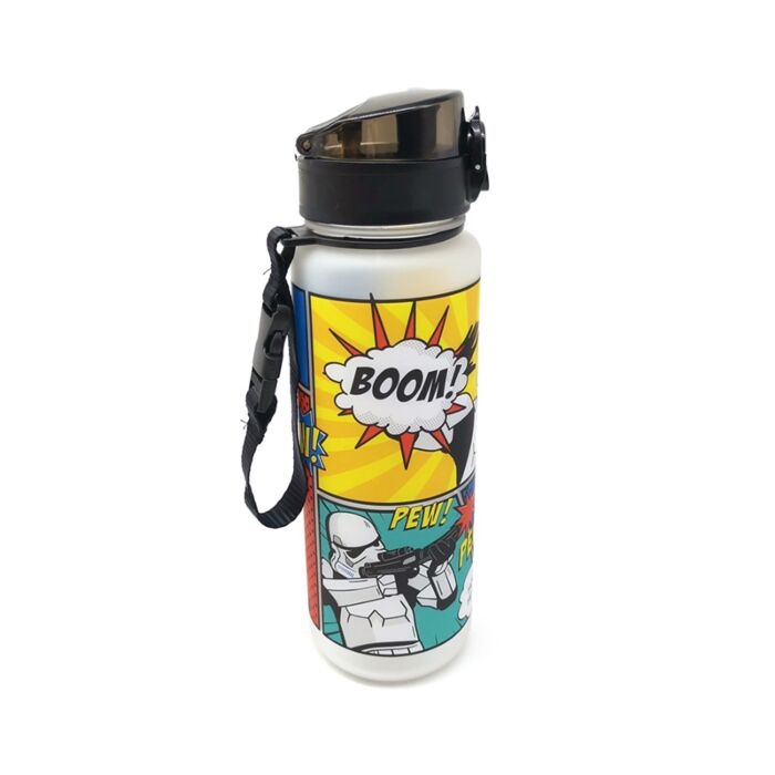 600ml Shatterproof Pop Top Water Bottle - The Original Stormtrooper Pop Art