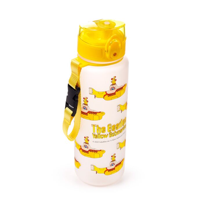 600ml Shatterproof Pop Top Water Bottle - The Beatles Yellow Submarine