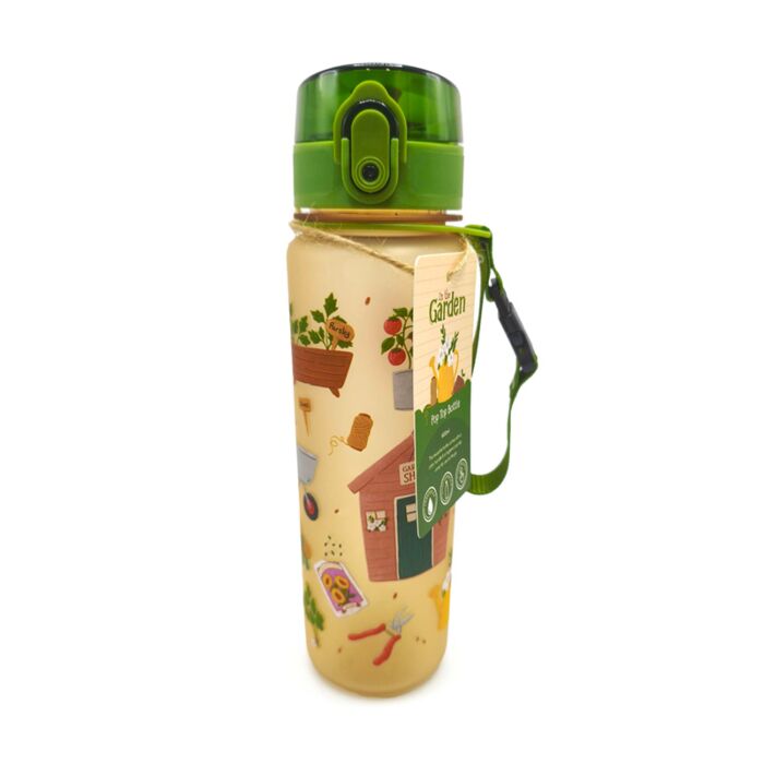 600ml Shatterproof Pop Top Water Bottle - In the Garden