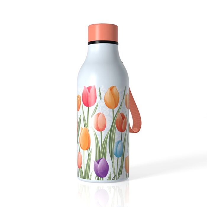 Reusable Insulated Drinks Bottle 500ml - Tulips