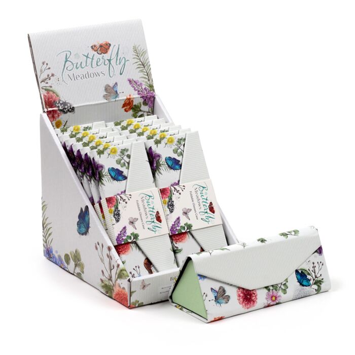 Foldable Glasses Holder - Butterfly Meadows