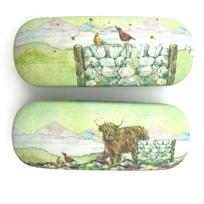 Glasses/Sunglasses Holder - Jan Pashley Highland Coo