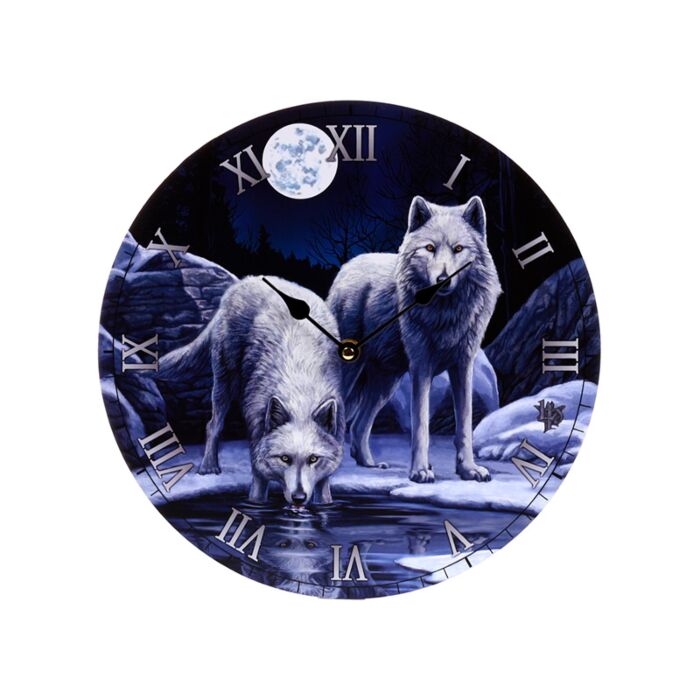 Wall Clock - Lisa Parker Warriors of Winter Wolf