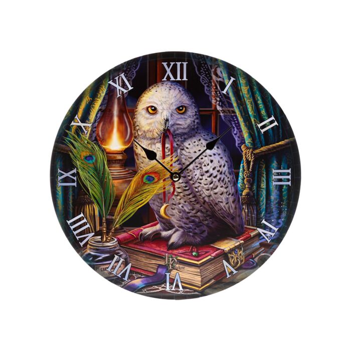 Wall Clock - Lisa Parker Guardian of Spells Owl