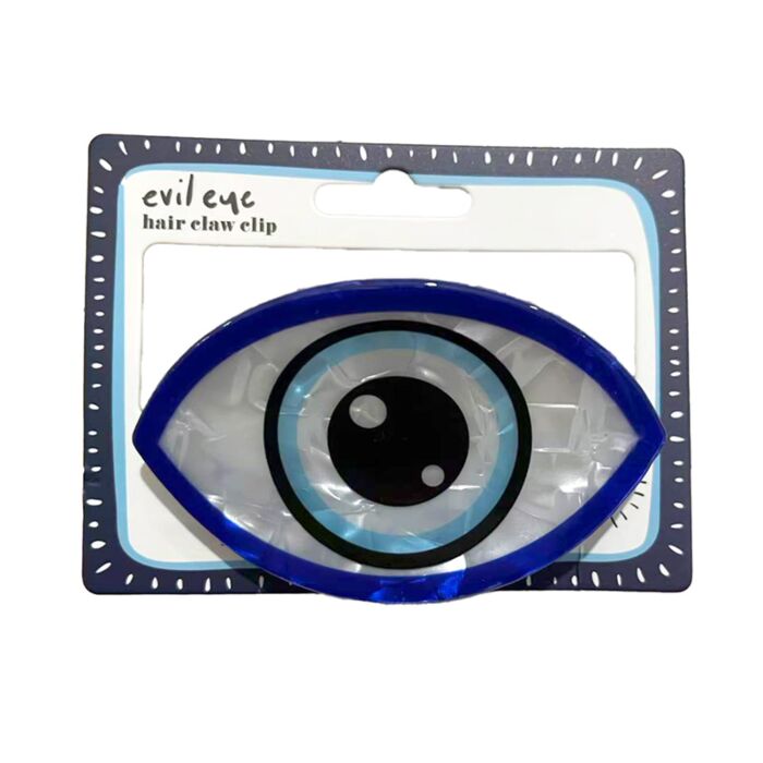 Hair Claw Clip - Evil Eye Oval