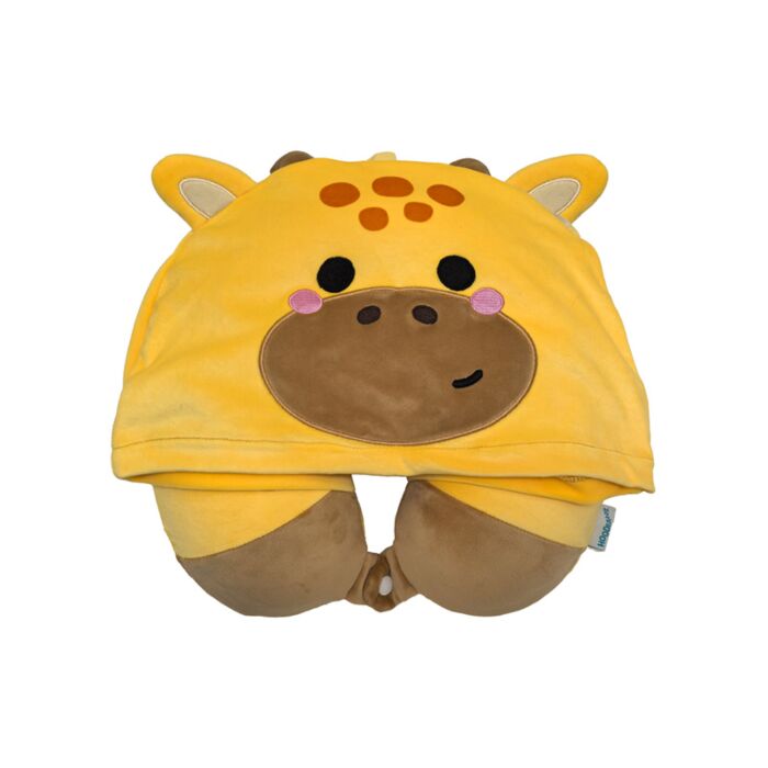Hoodeazzz Travel Pillow & Hood - Adoramals Raffi the Giraffe