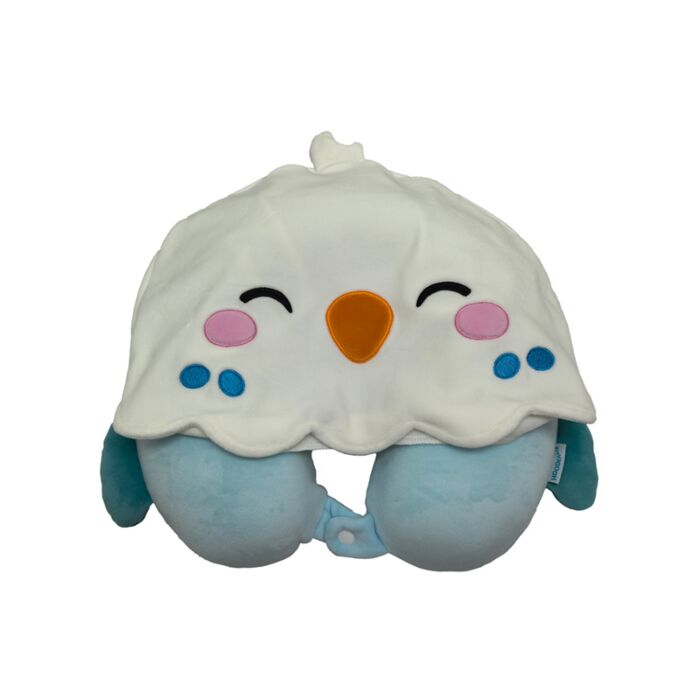 Hoodeazzz Travel Pillow & Hood - Adoramals Kiki the Budgie
