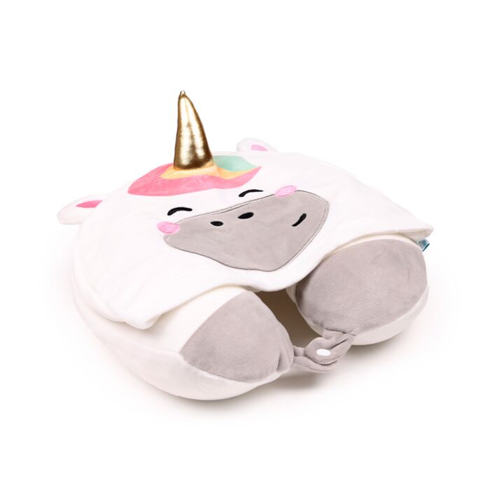 Hoodeazzz Travel Pillow & Hood - Adoracorns Astra the Unicorn