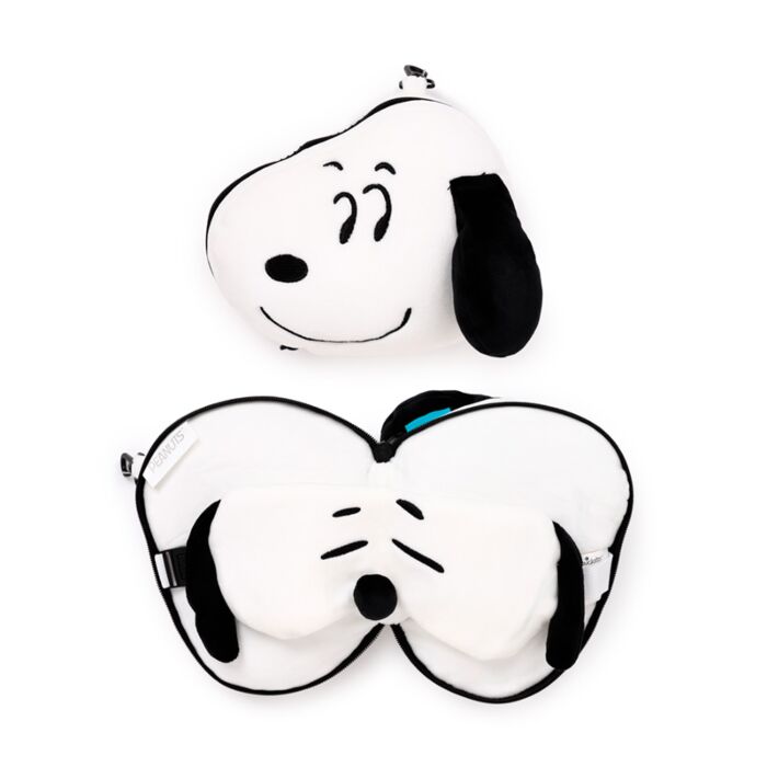Relaxeazzz Travel Pillow & Eye Mask - Peanuts Snoopy