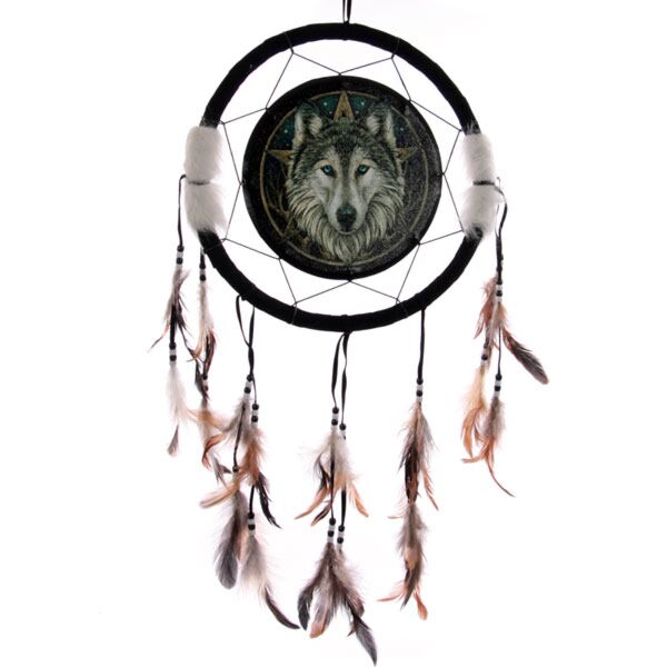 Dreamcatcher (Medium) - Lisa Parker Wild One Wolf